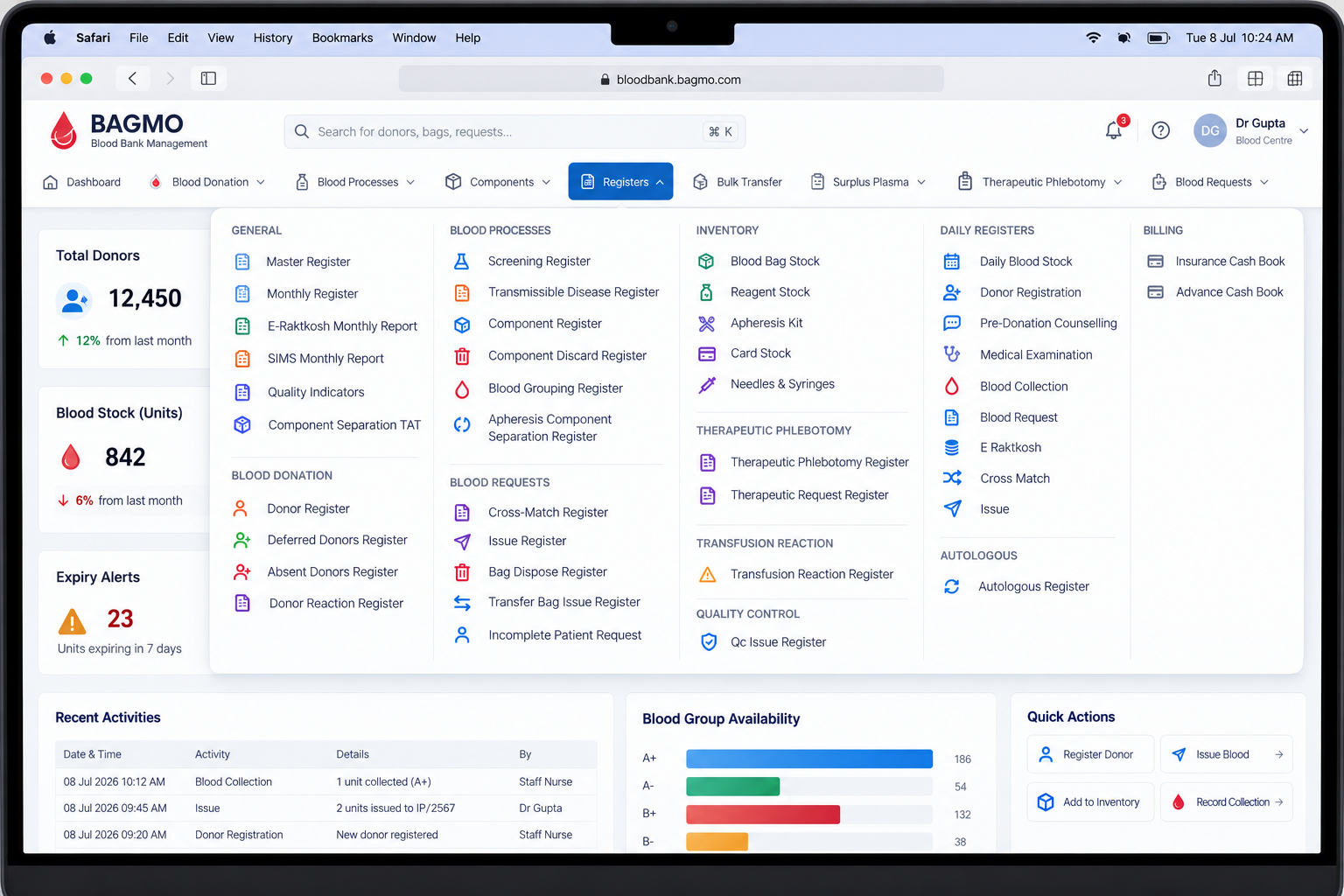 Transforming Blood Banking: How Bagmo Automates 40+ Statutory Registers and Empowers On-Demand Generative AI