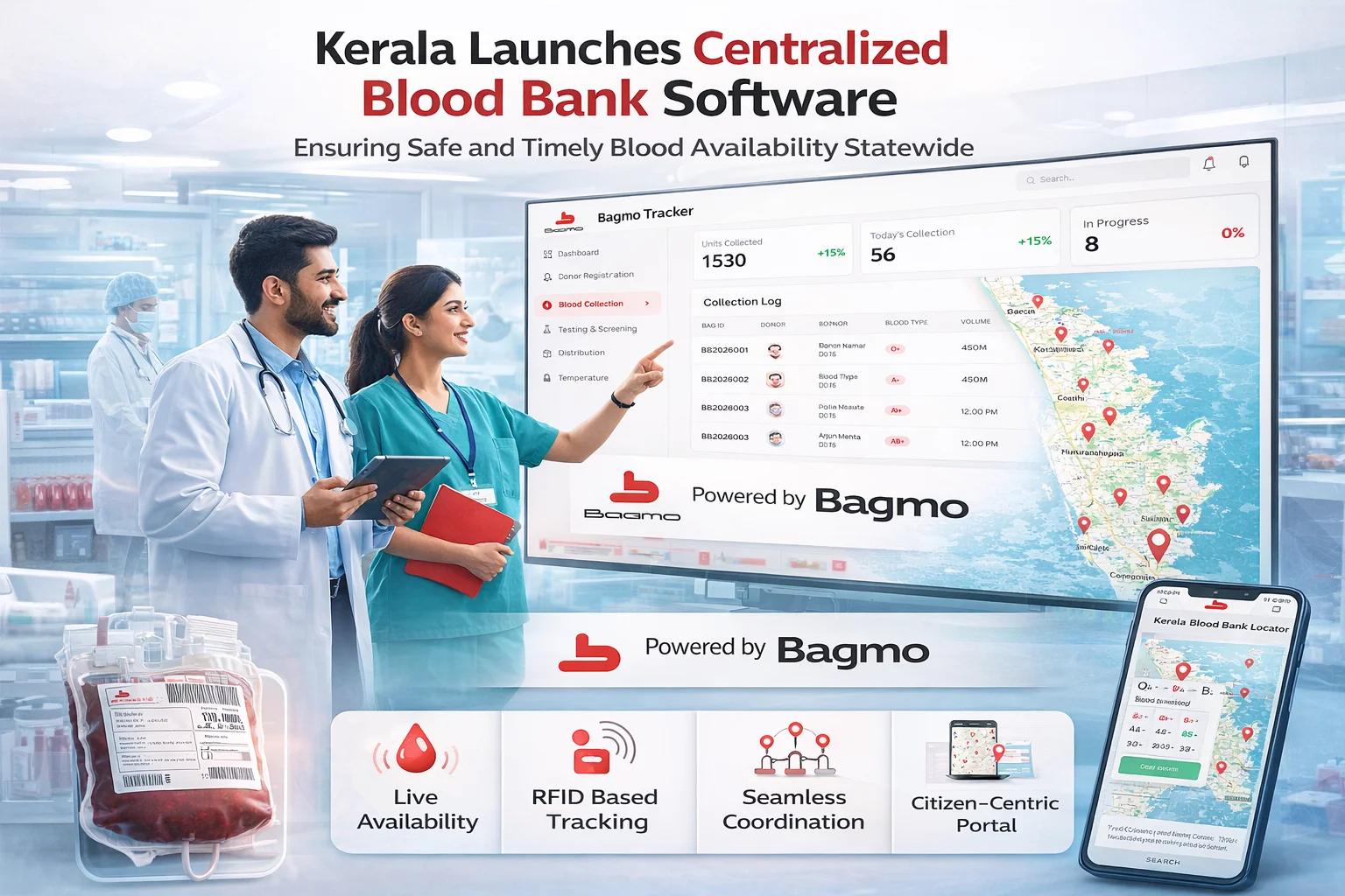 Kerala Revolutionizes Healthcare with New Centralized Blood Bank Software